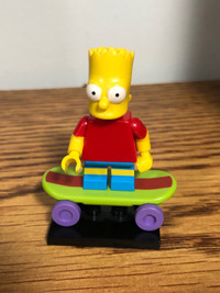 Lego Bart Simpson series 1 mini fig 71005 loose nice 