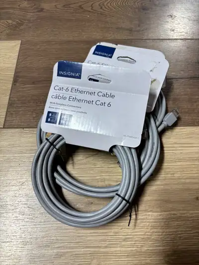 Insignia 2.4m (8 ft.) Cat6 Ethernet Cable - Grey, View more
