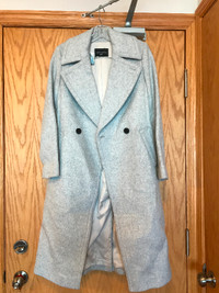 Club Monaco Daylina wool coat in grey (XS)