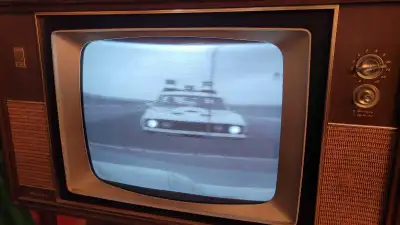 vintage TV working, View more