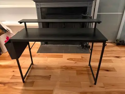 Used Black Desk (Like New), View more