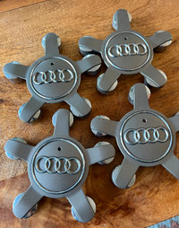 Audi 4 Piece Dynamic Wheel Badge Set 135mm