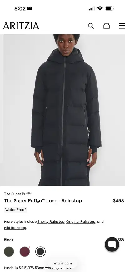 Aritzia Super Puff2O long, View more