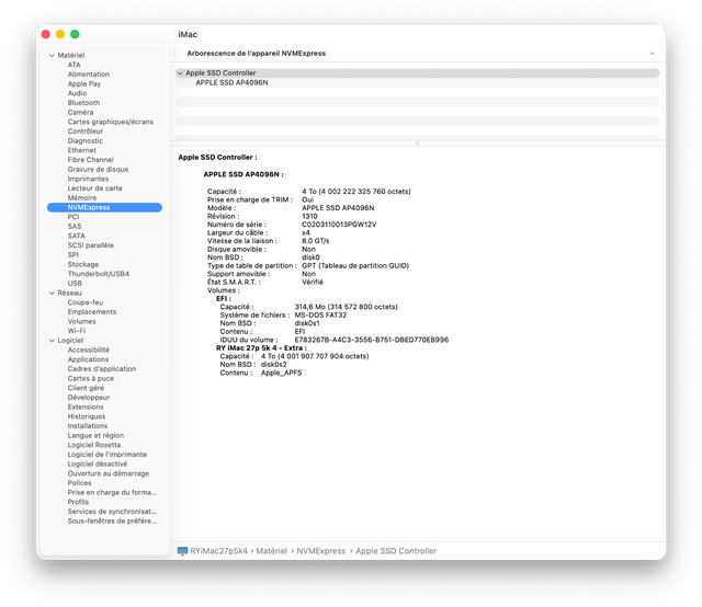 iMac 27" 5K 2020 – i9 10 cœurs, 128Go RAM, SSD 4To, 5700XT 16 Go in Desktop Computers in City of Montréal - Image 7
