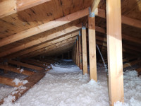 Attic insulation and removal services 