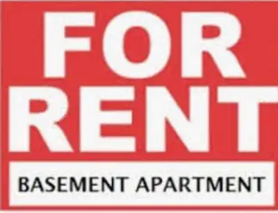 Legal One bedroom Basement for Rent