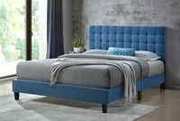 Brand new Fabric Queen platform beds on sale lowest price we del