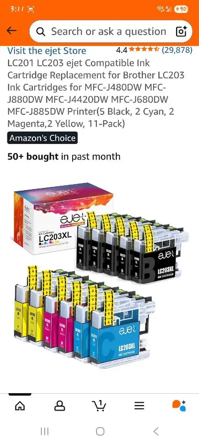 Ejet Printer Ink Cartridges, View more