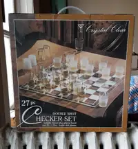 Shot glass Checker Game set