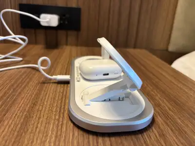3-in-1 Wireless Charger for iPhone, Foldable Charging Station Co, View more