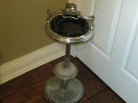 Vintage Standing Ashtray with Lighter
