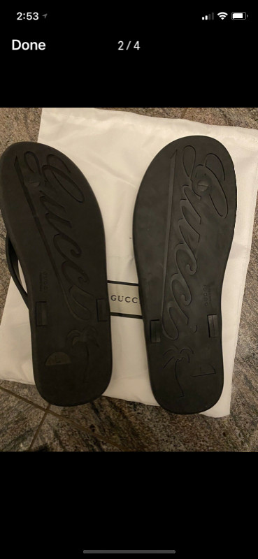 Gucci unisex flip flops new in Men's Shoes in City of Toronto