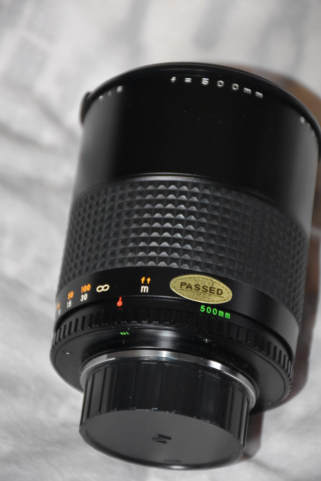 Vintage Makinon 500mm MC Reflex Zoom Macro Lens Nikon F-Mount in Cameras & Camcorders in Chatham-Kent - Image 3