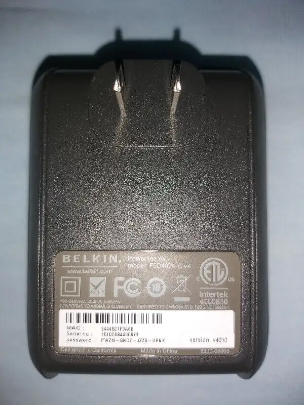 Belkin F5D4074 Powerline AV Kit in Networking in City of Toronto - Image 4