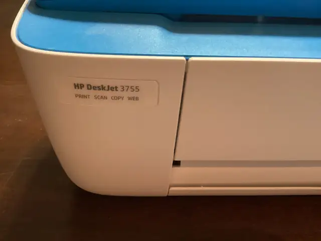 HP DeskJet 3755 Printer with Black & Colour Ink Cartridges in Printers, Scanners & Fax in Sudbury - Image 8