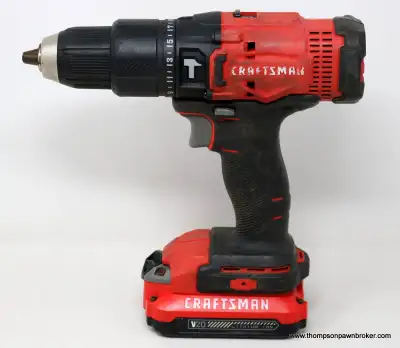 CRAFTSMAN 20V DRILL & BATTERY (NO CHARGER)(GMCD711/CMCP201), View more