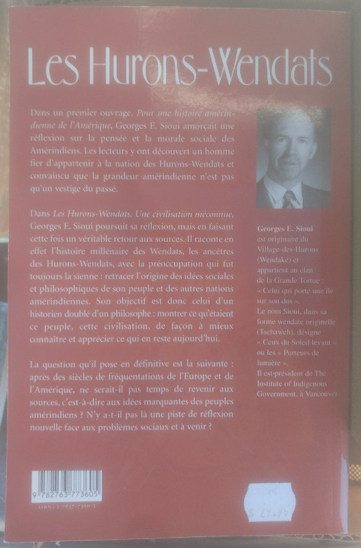 Les Hurons-Wendats. Le Peuple Brisée. dans Essais et biographies  à Longueuil/Rive Sud - Image 2