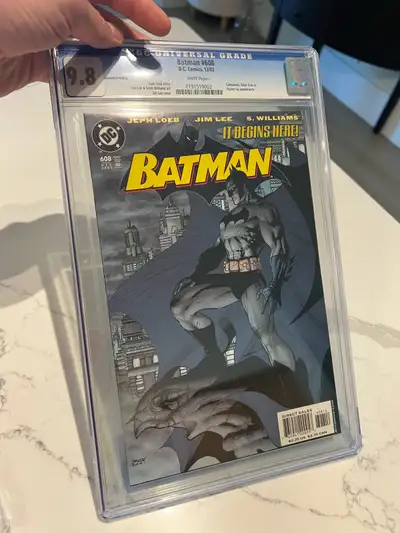 Batman #608 2nd Print CGC 9.8 White Pages Jim Lee Hush Key, View more