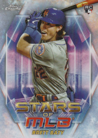 Brett Baty 2023 Topps Chrome Stars of MLB/Bowman Platinum