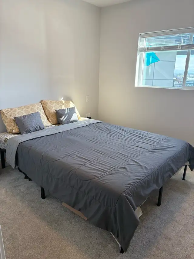 FREE Queen Size Bed Frame and Mattress in Beds & Mattresses in Delta/Surrey/Langley - Image 3