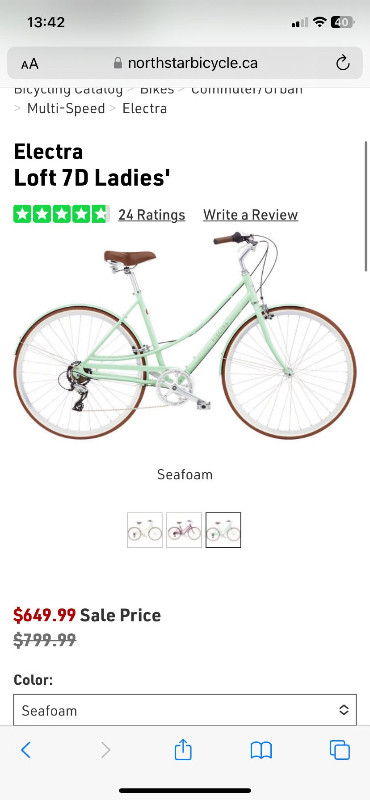 ELECTRA BIKE SIZE S! in Cruiser, Commuter & Hybrid in City of Halifax
