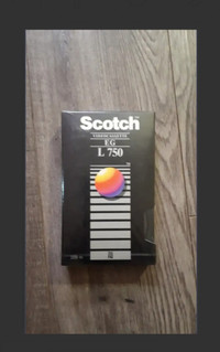 New Blank Sealed Beta Betamax Tapes Scotch EG L-750