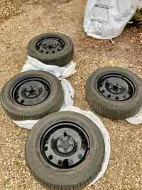 Winter Tires x 4 with rims 