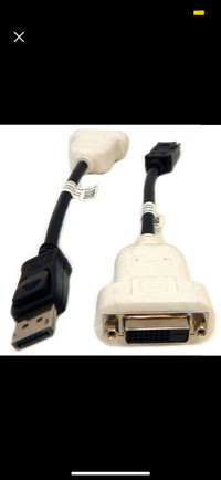 Display Port to DVI or VGA Video Adapter