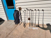 Golf set complete with bag and balls