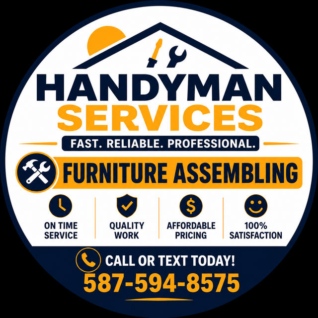 Handyman Services | TV Mounting | Furniture Assembly | Cleaning in Renovations, General Contracting & Handyman in Edmonton - Image 2