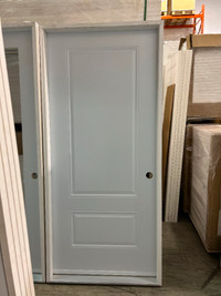 Warehouse sale! Prehung exterior entry doors in stock