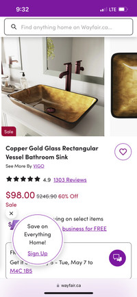 Gold sink 