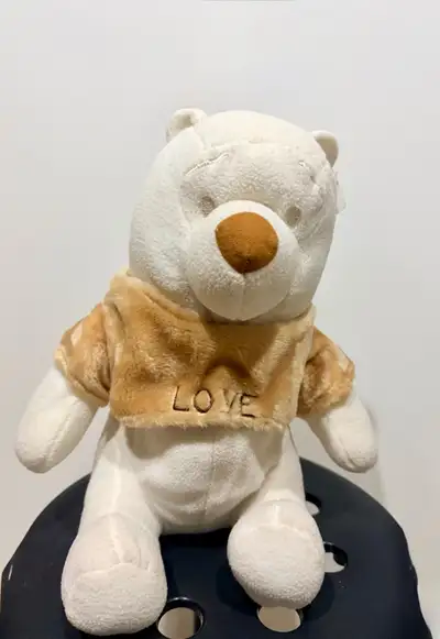 Cute White Winnie the Pooh Style Plush Bear - New, View more