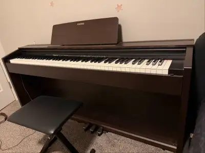 Casio Digital Piano with chair, View more