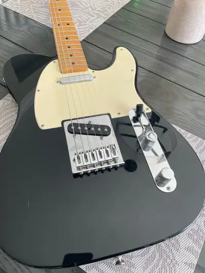 Great guitar, it’s a solid telecaster and plays awesome. It has a couple dings and scratches (ive in...