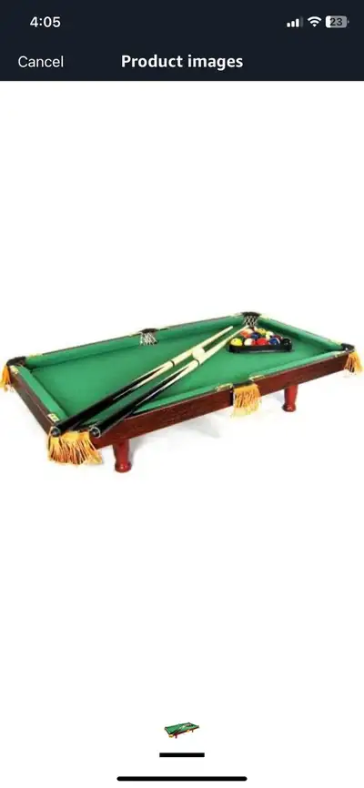 Tabletop Billiard Game Table #(F26-1410), View more