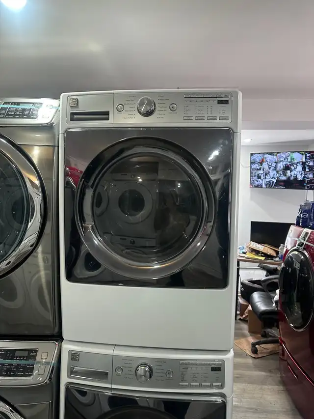 square front load washer electric dryer set can deliver  in Washers & Dryers in Mississauga / Peel Region - Image 5