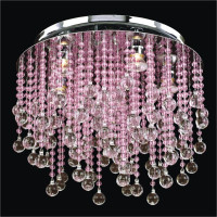 Crystal Flush Mount (Glow Lighting)