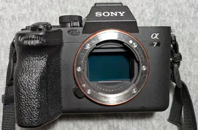 Sony A7IV camera body, View more