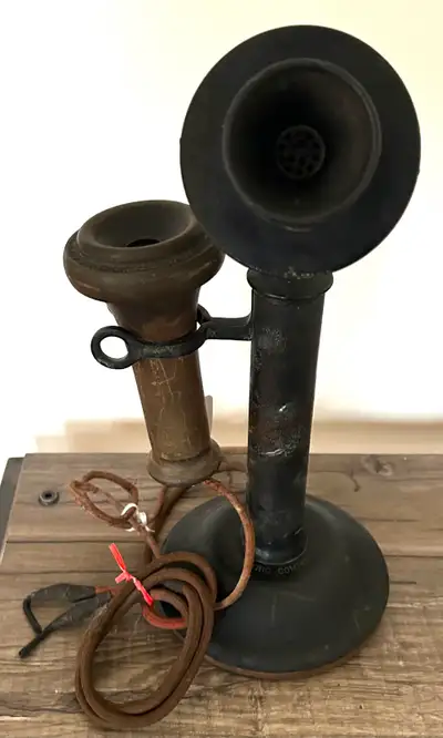 Antique Northern Electric Company Candle Stick Phone, View more
