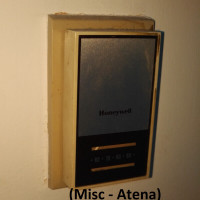 Vintage 12V Thermostat/Humidistat - Central Furnace, Various