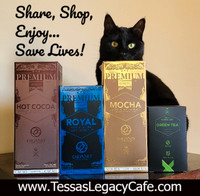 Drink Healthy, Organic Coffee + Support Animal Rescues .