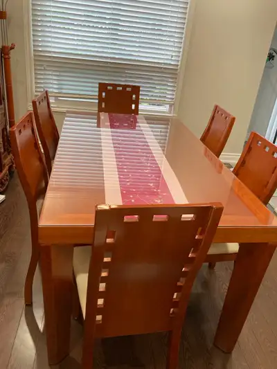 dining table + 6 chairs, View more