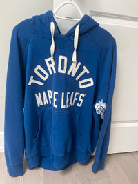 Maple Leafs hoodie x large, blue and white, excellent condition