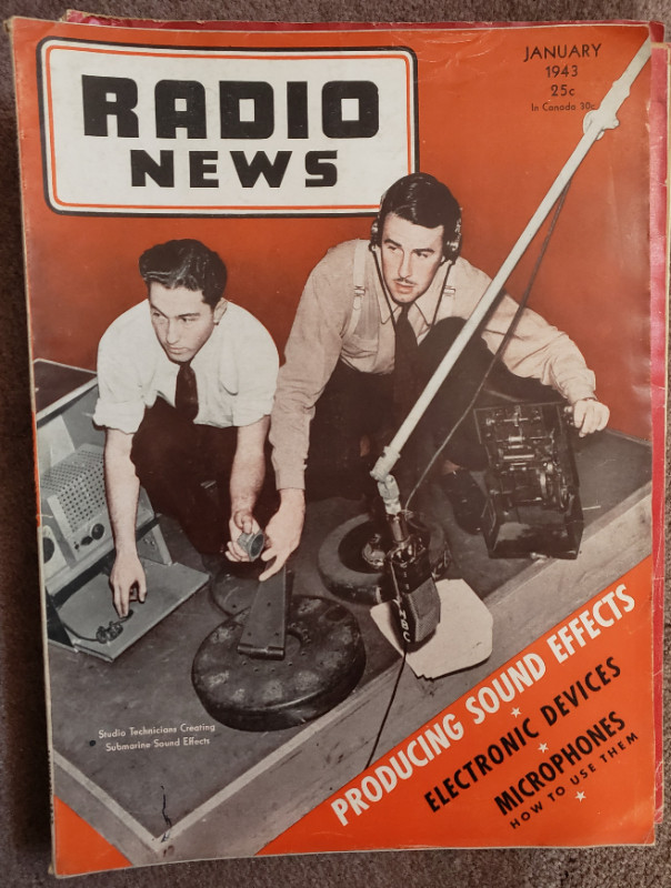 RADIO NEWS MAGAZINE - VINTAGE 1942 - 1943 - per issue dans Art et objets de collection  à Laval/Rive Nord - Image 4