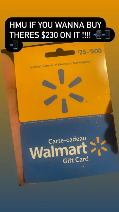$230 Walmart Gift Card