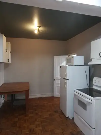 nice studio like room with bathroom. 2 rooms share 1 kitchen. good location, 3 minutes walk to metro...