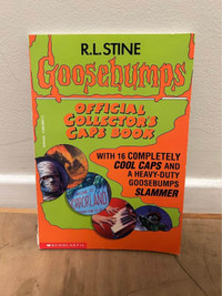 RL Stine Goosebumps Official Collector Caps Book (Book Only)