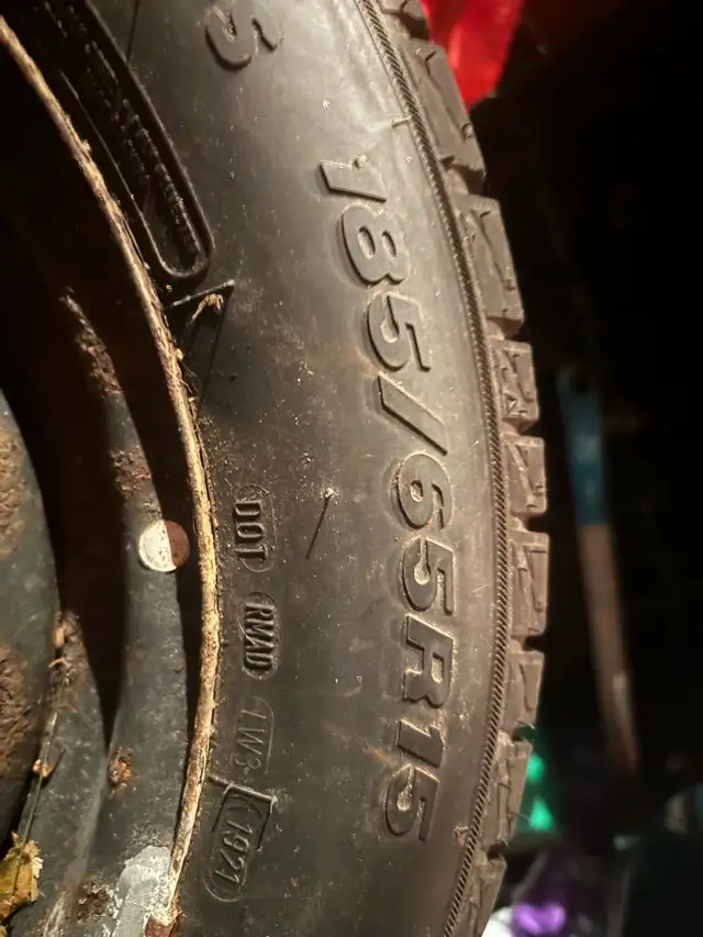 4 winter tires on rims, off Kia rio in Tires & Rims in Dartmouth - Image 3