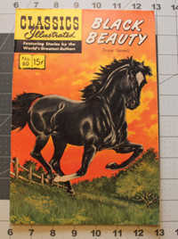 Classics Illustrated #60 Black Beauty June 1949 Comic Book